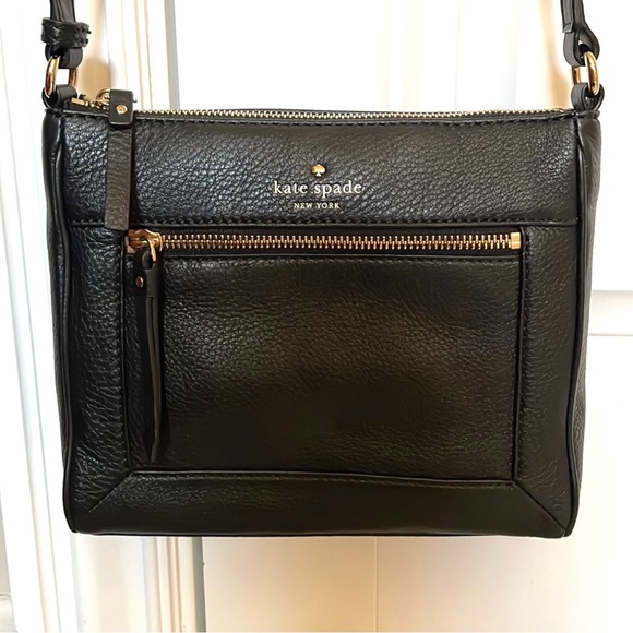 NWT Kate Spade Briar Lane Deni Black Leather Crossbody Bag - Picture 8 of 9